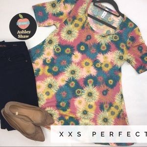 LuLaRoe Spring Floral Perfect Tee